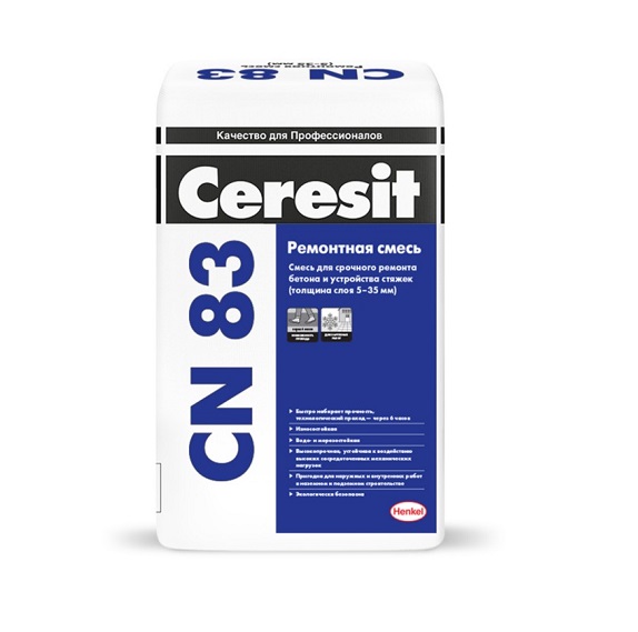 Ремонтная смесь Ceresit CN 83 для бетона  (25кг)