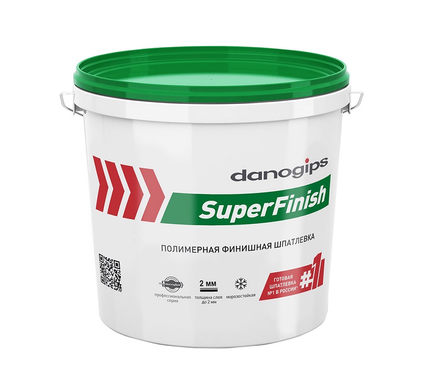 Шпаклевка полимерная Danogips SuperFinish (5кг)