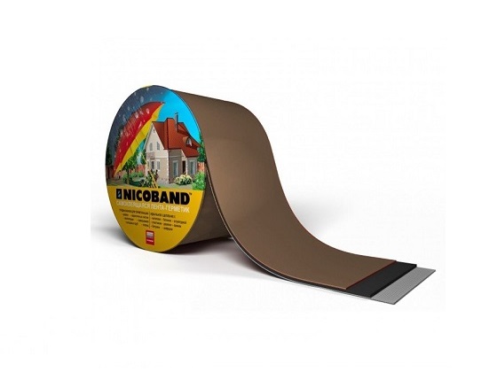 Герметизирующая лента Nicoband коричневый, 10 м х 10 см