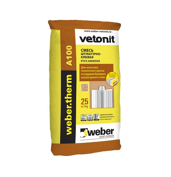 Клеевая смесь Weber.Vetonit therm A100 (25 кг)