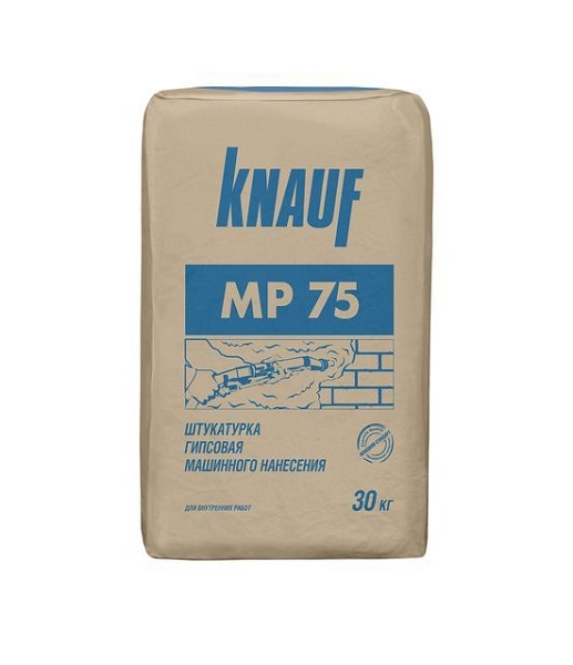 Штукатурка гипсовая Knauf МП 75 серая (30кг)